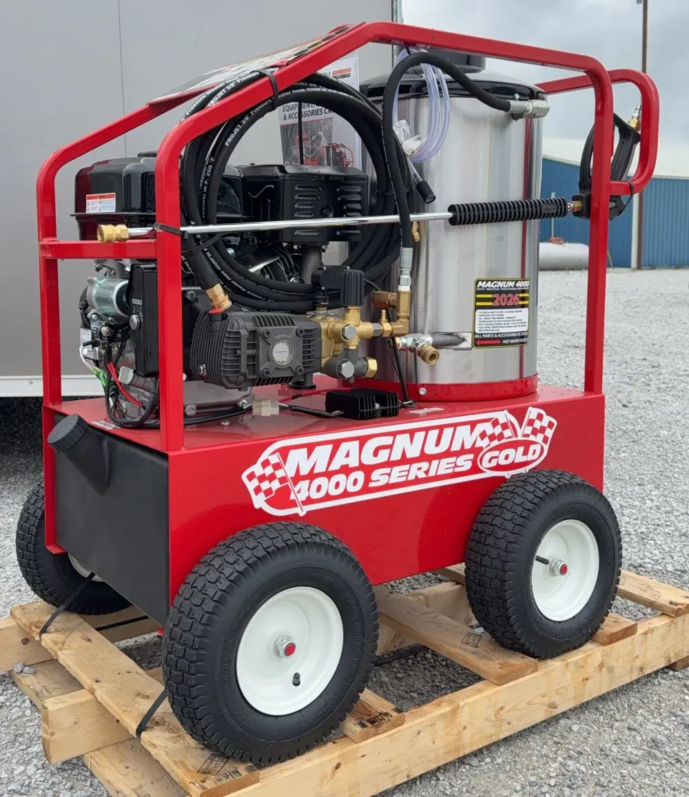 2026 Magnum 4000 Series Gold Heated Pressure Washer